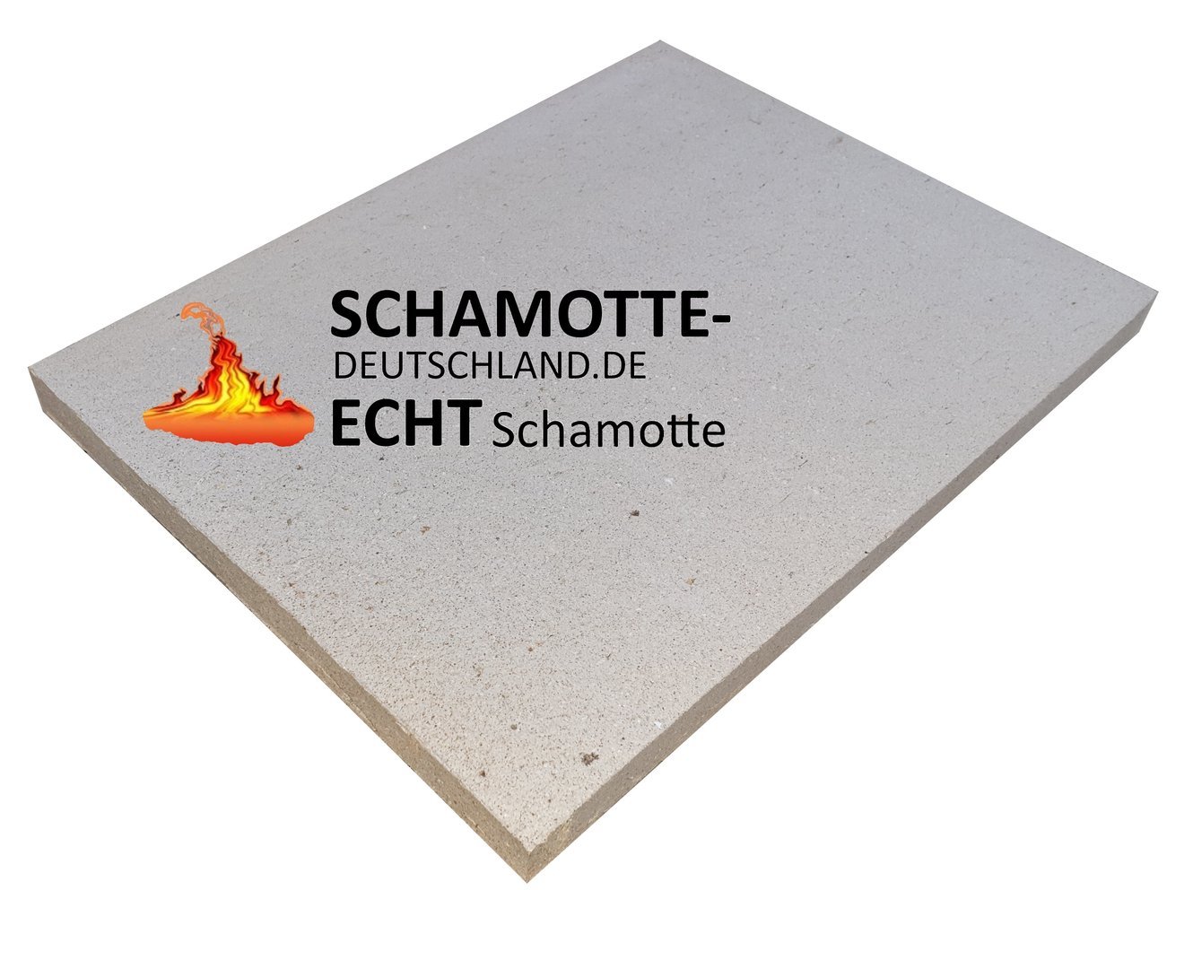 Schamotte Schamottplatte Schamottstein 300 x 400 x 30 Feuerraum geeignet 
