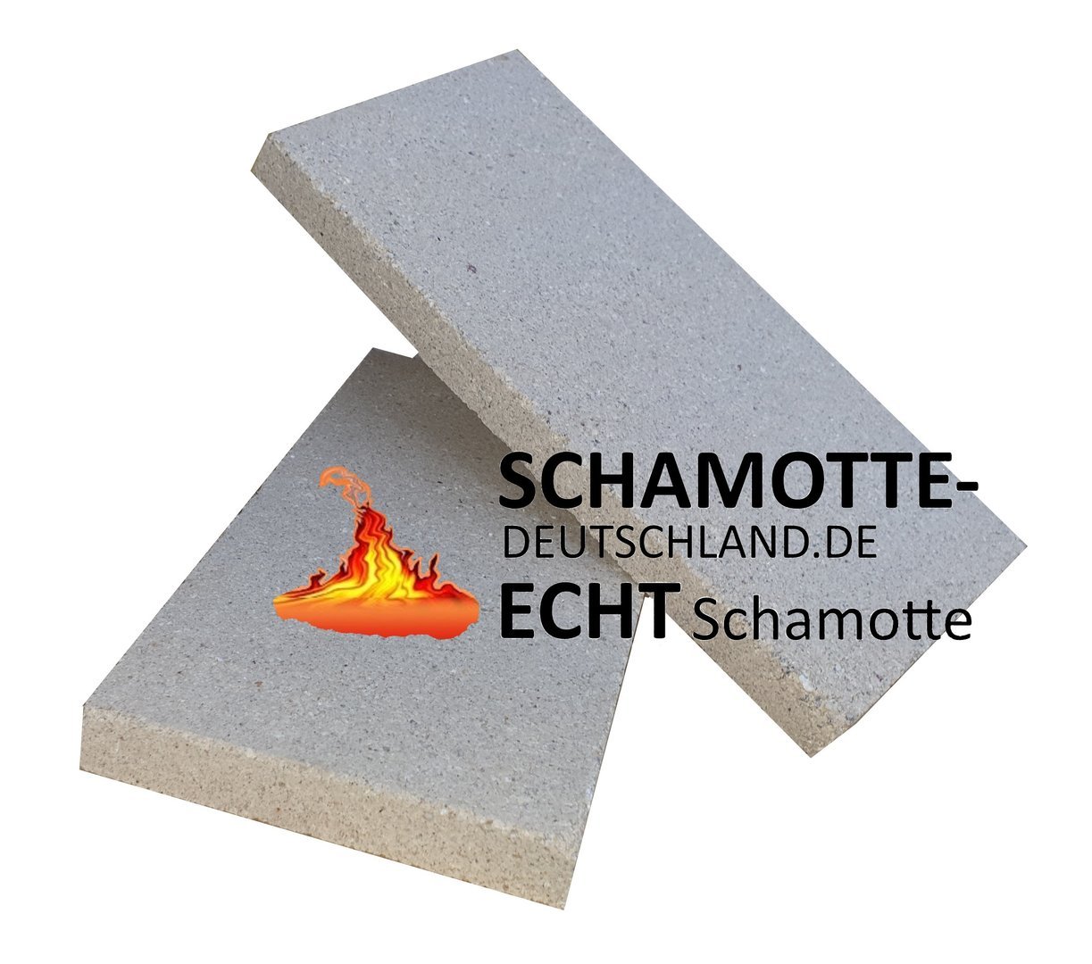 1x Schamotteplatte 360 300 50 mm Schamott Platte Schamottplatte Schamottstein 